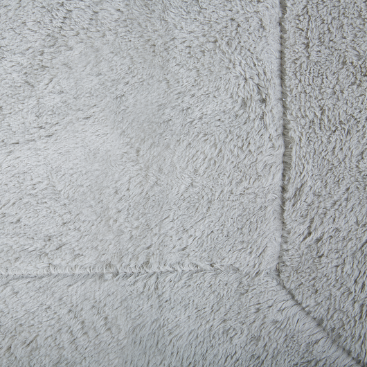 Coperta copriletto plaid Grigio chiaro Peluche 180 x 200 cm soffice Camera da letto