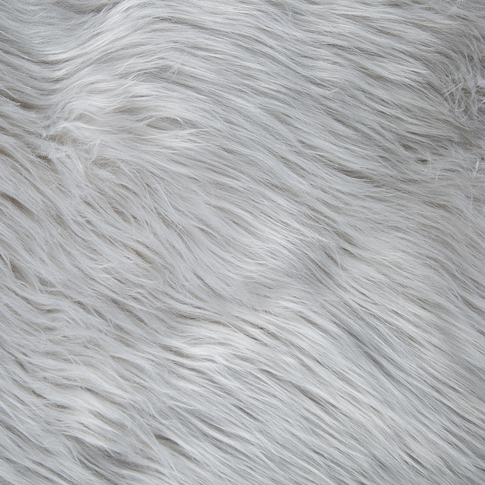 Copriletto in tessuto morbido grigio 200 x 220 cm Coperta in pelliccia sintetica