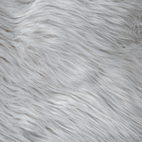 Copriletto in tessuto morbido grigio 200 x 220 cm Coperta in pelliccia sintetica