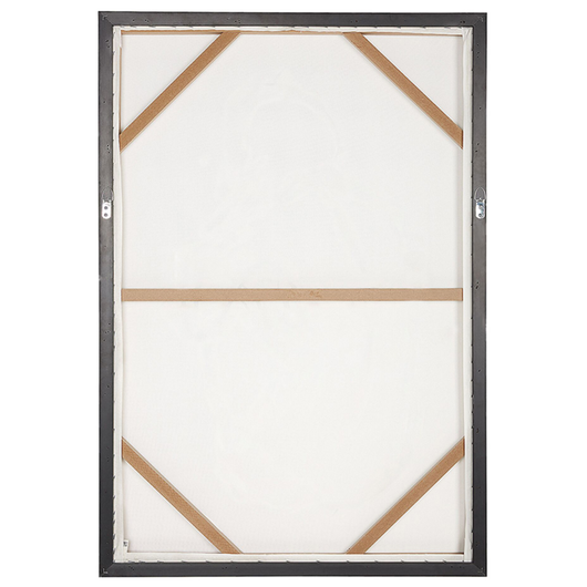 Quadro su tela con cornice Stampa donna marrone e bianco Corpo femminile 63 x 93 cm Decorazione murale moderna