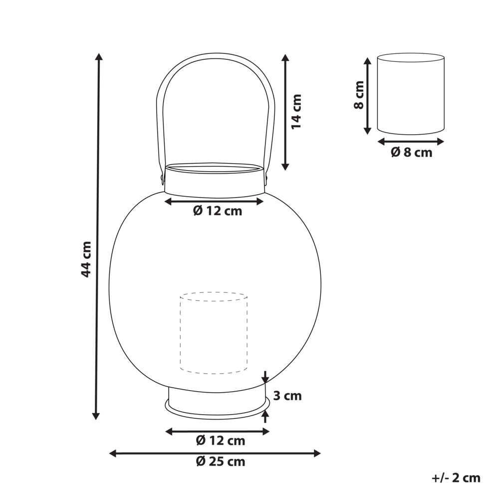 Lanterna in metallo dorato 30 cm con portacandele in vetro traforato orientale Boho