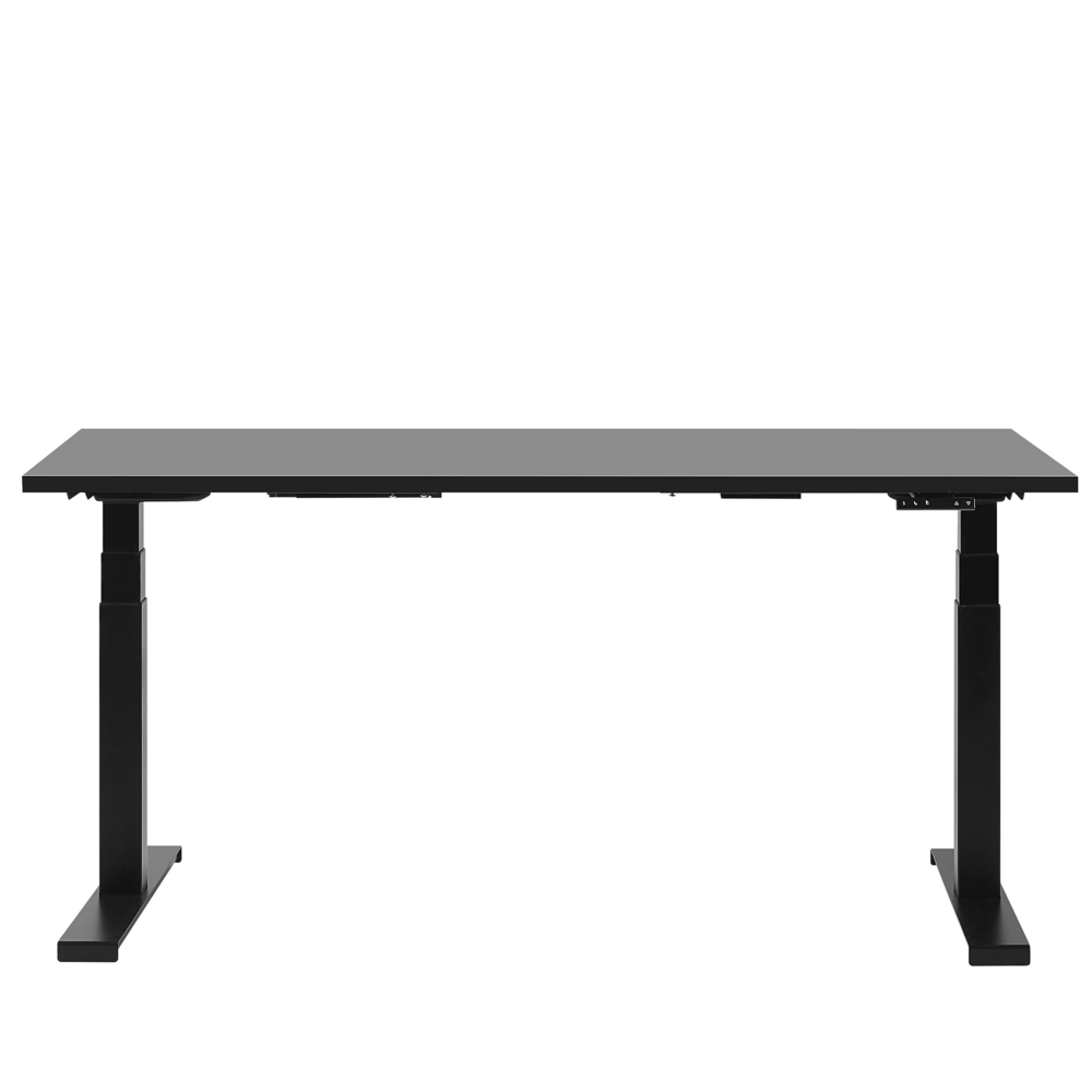 Scrivania elettrica regolabile nera 160 x 72 cm DESTIN