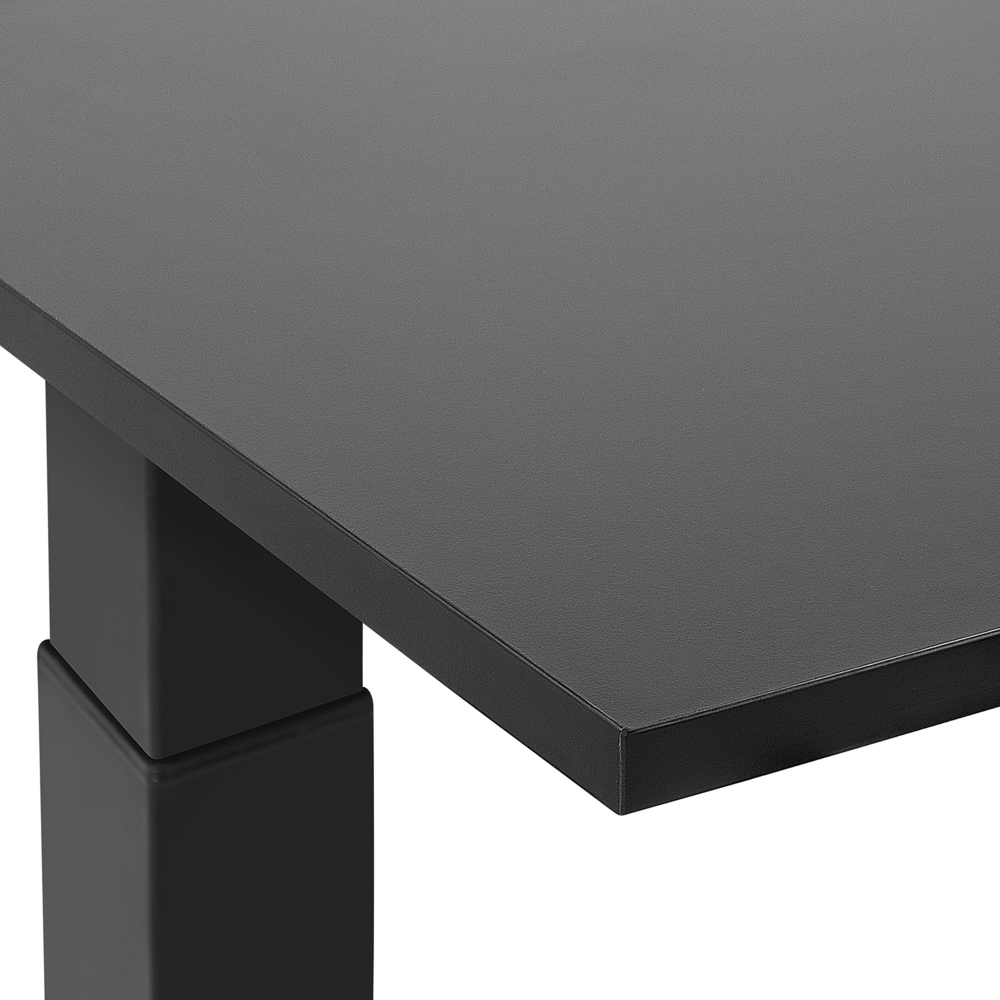 Scrivania elettrica regolabile nera 160 x 72 cm DESTIN