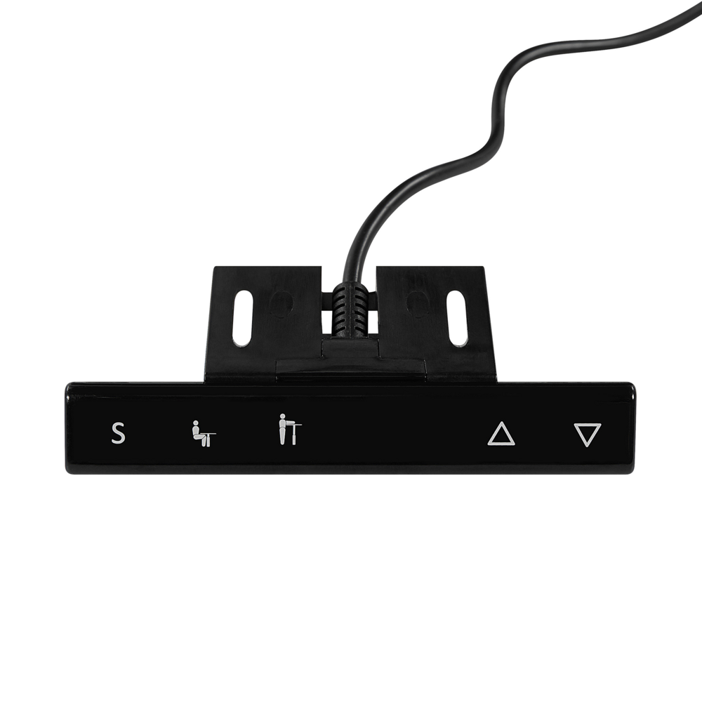 Scrivania elettrica regolabile nera 160 x 72 cm DESTIN