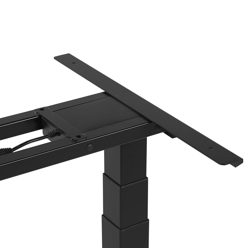 Scrivania elettrica regolabile nera 160 x 72 cm DESTIN