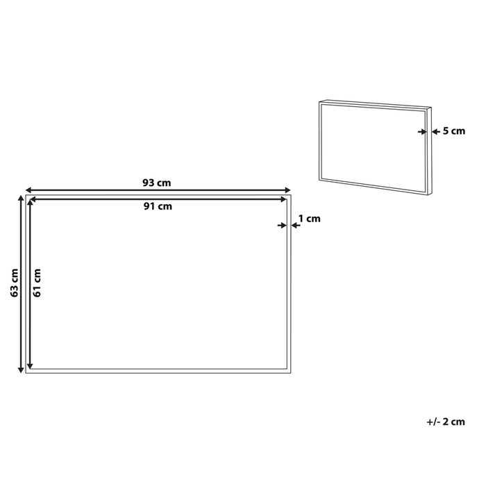 Quadro su tela con cornice Stampa a tema botanico dorato e Nero Foglia di palma 93 x 63 cm Decorazione murale moderna