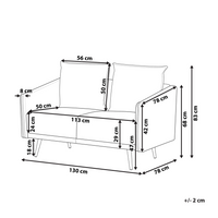 Divano Velluto Grigio 2 Posti Schienale Imbottito Gambe In Metallo Dorato Retrò Glam
