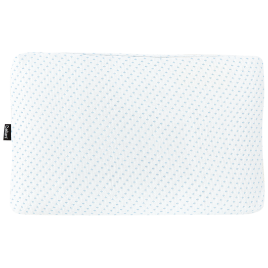 Cuscino Memory Foam Tessuto Poliestere Bianco Supporto Collo Ortopedico Antiallergico 55 x 35 cm