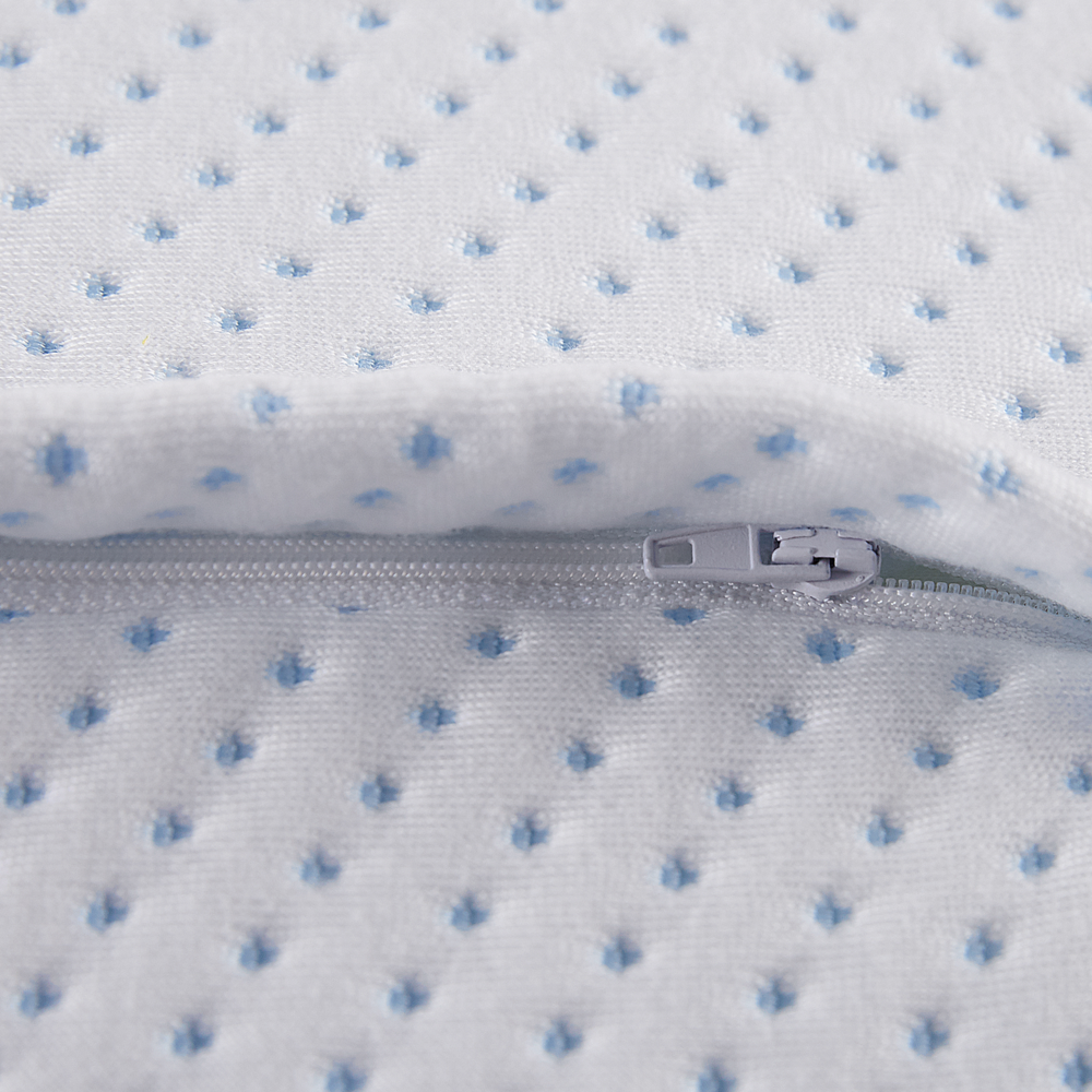 Cuscino Memory Foam Bianco Morbido Tessuto Rinfrescante Supporto Collo Ortopedico Morbido Antiallergico