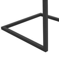 Set di 2 Sedie da conferenza a sbalzo Sedie imbottite nere in ecopelle Sala da pranzo moderna retrò Sala conferenze