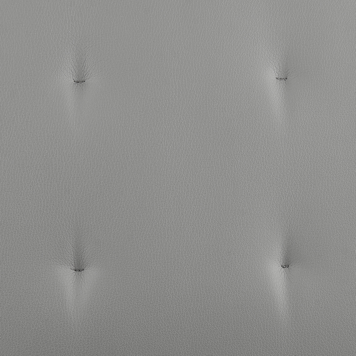 Set di sedie imbottite in ecopelle grigia a sbalzo retrò sala da pranzo sala conferenze