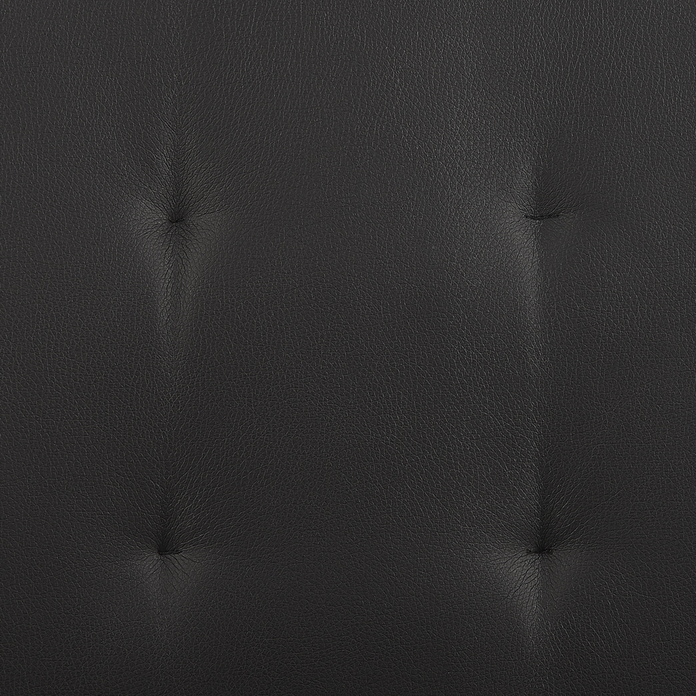 Set di sedie imbottite in ecopelle nera a sbalzo retrò sala da pranzo sala conferenze