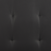 Set di sedie imbottite in ecopelle nera a sbalzo retrò sala da pranzo sala conferenze