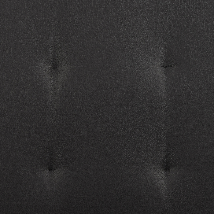 Set di sedie imbottite in ecopelle nera a sbalzo retrò sala da pranzo sala conferenze