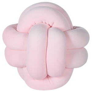 Cuscino Decorativo Cuscino Nodo Velluto Rosa 20 x 20 cm Accessori Decorativi
