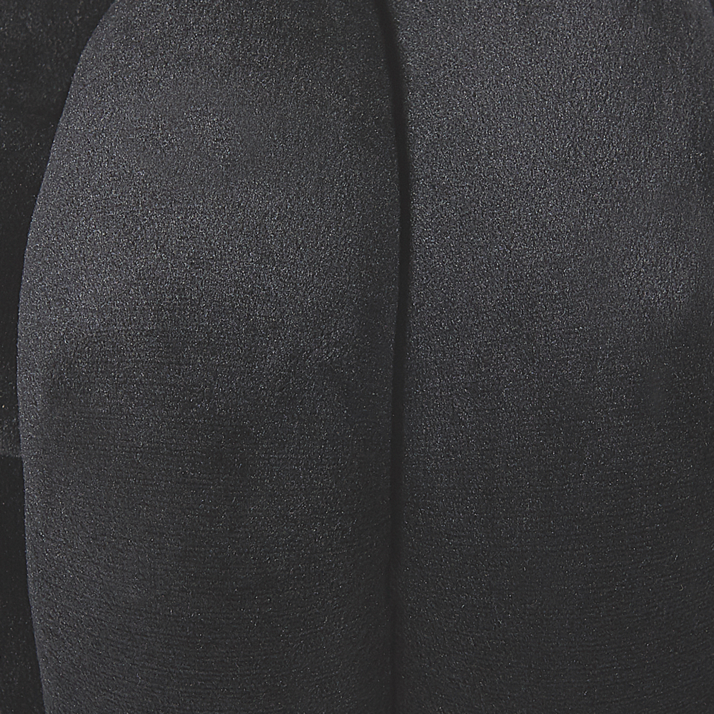 Cuscino Decorativo Cuscino Nodo Velluto Nero 20 x 20 cm Accessori Decorativi