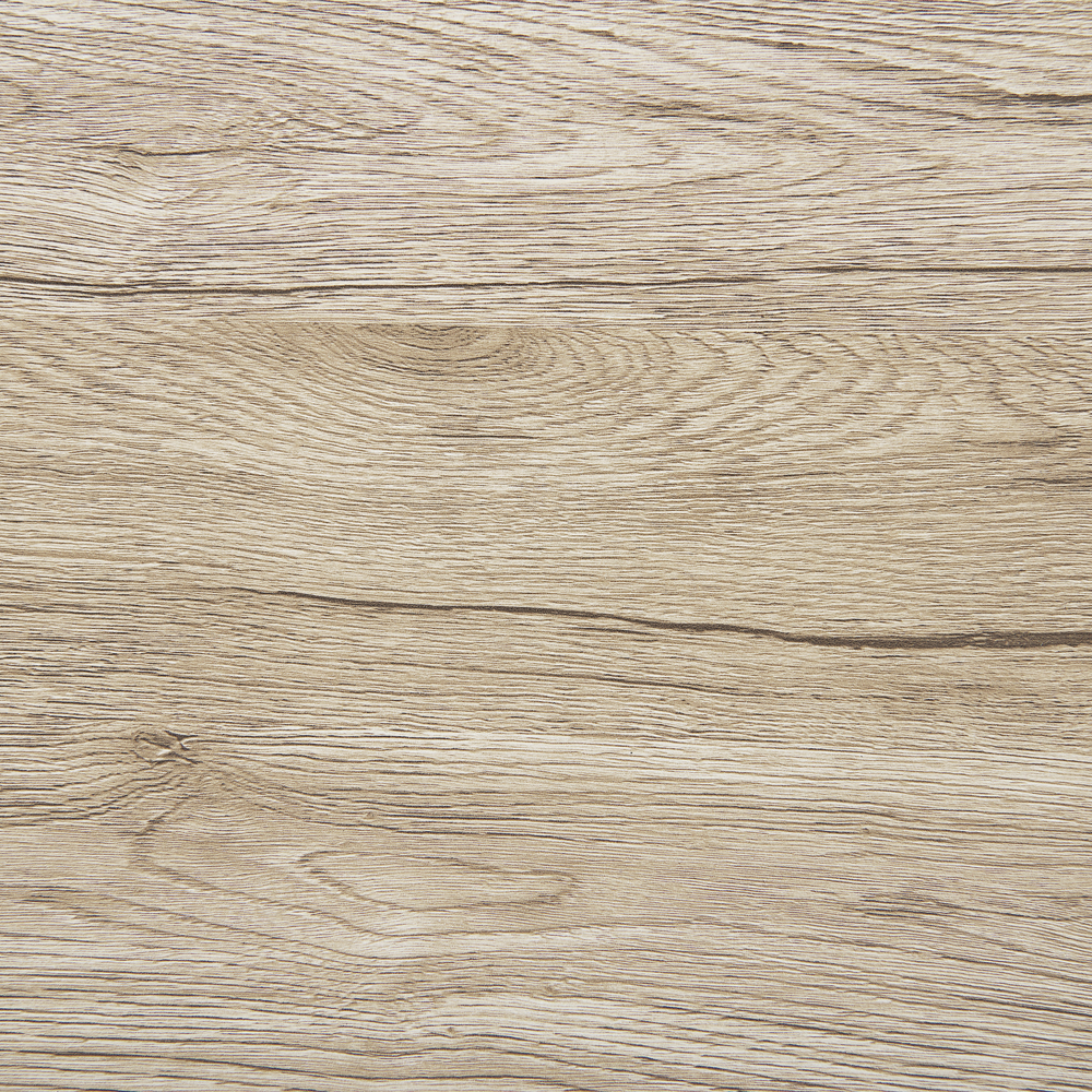 Tavolo da pranzo Nero con gambe in metallo truciolare di legno chiaro 150 x 90 cm scandinavo