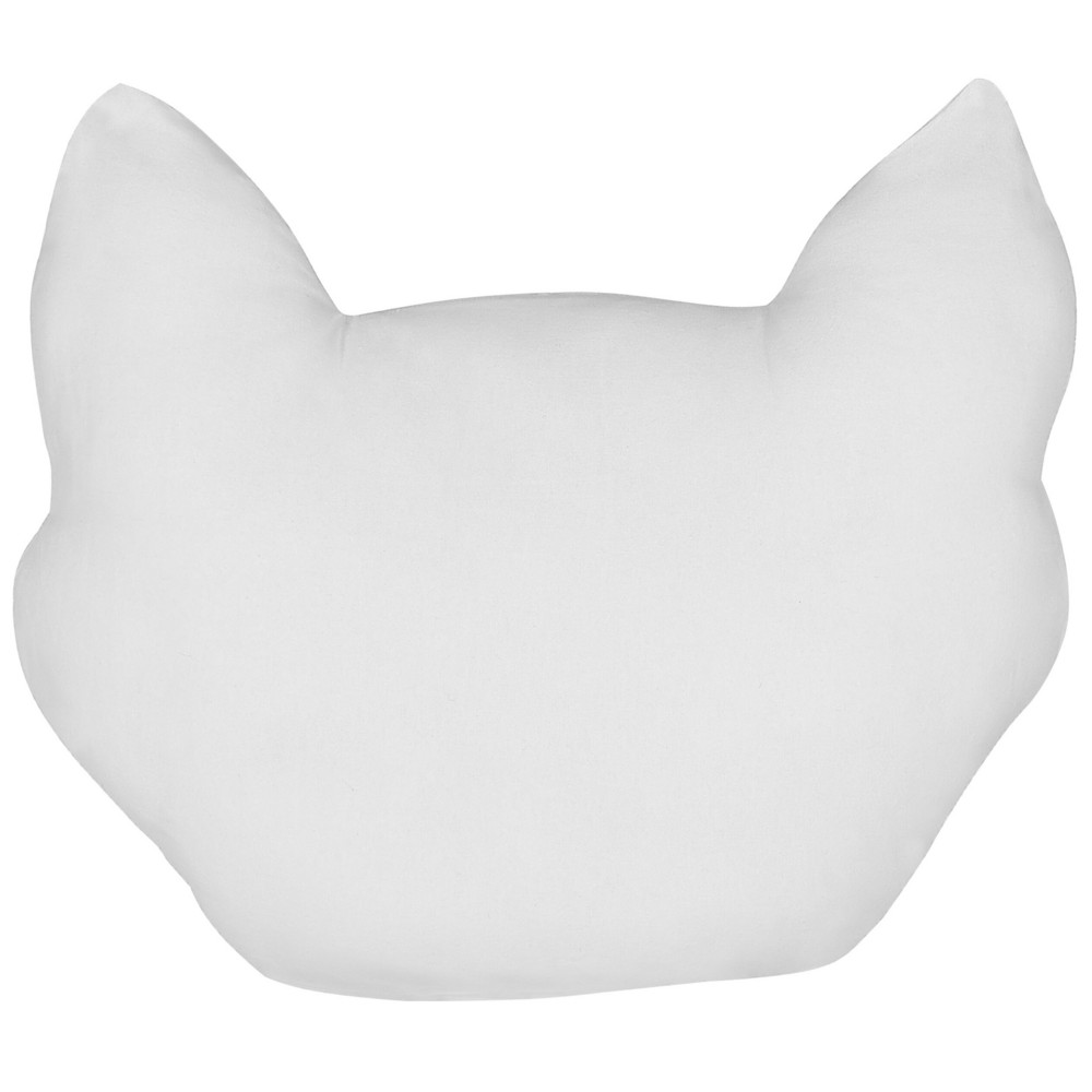 Cuscino per bambini in cotone arancione 50 x 40 cm a forma di volpe decorativo per camerette con animali