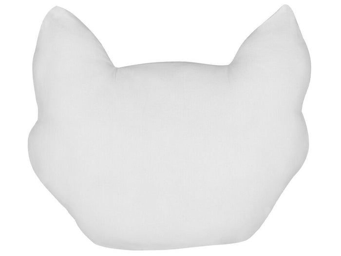 Cuscino per bambini in cotone giallo 50 x 40 cm a forma di volpe decorativo per camerette con animali