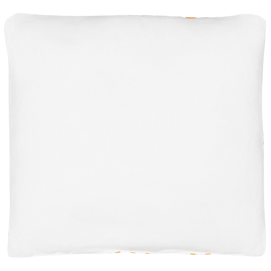 Cuscino per bambini in cotone arancione 40 x 40 cm Orso Abbracci stampa motivo a triangolo quadrato per cameretta