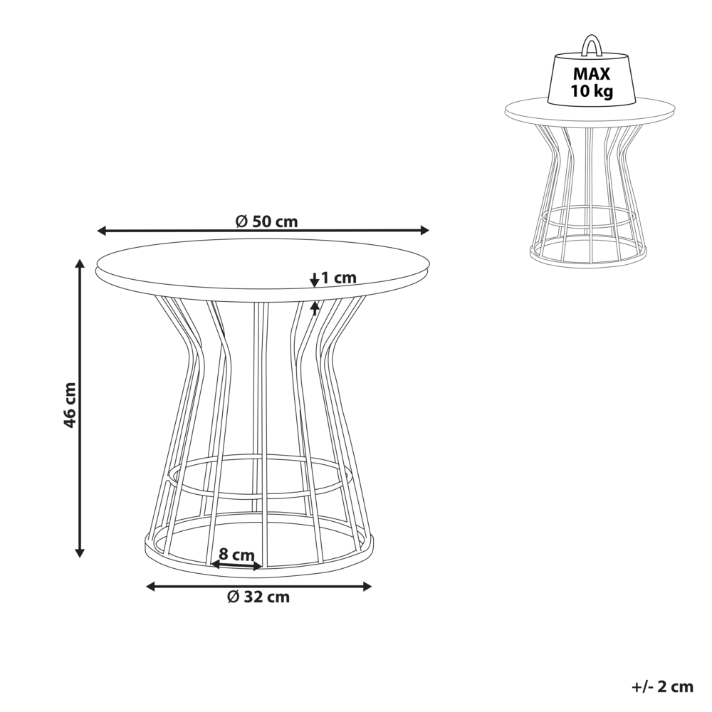 Tavolino Base in Metallo Dorato Effetto Marmo Piano Open Stile Glamour