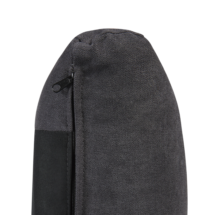 Letto imbottito moderno in ciniglia di colore grigio scuro 160 x 200 cm moderno elegante