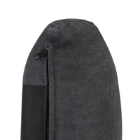 Letto imbottito moderno in ciniglia di colore grigio scuro 140 x 200 cm moderno elegante