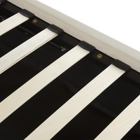 Letto Matrimoniale Moderno con Contenitore in Velluto Beige 180 x 200 cm