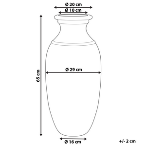 Vaso Moderno in Terracotta Bianco Soggiorno Design Elegante Moderno