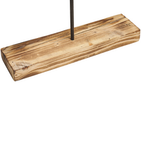 Statuetta Decorativa soprammobile leggera in legno di paulonia con supporto a forma di cavallo moderno