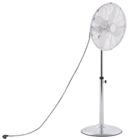 Ventilatore da pavimento in metallo regolabile in altezza in rame da soggiorno Ventilatore da terra Camera da letto moderna