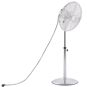 Ventilatore da pavimento in metallo regolabile in altezza in rame da soggiorno Ventilatore da terra Camera da letto moderna