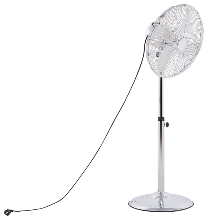 Ventilatore da pavimento in metallo regolabile in altezza in rame da soggiorno Ventilatore da terra Camera da letto moderna