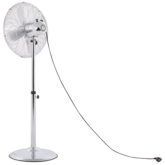 Ventilatore da pavimento in metallo regolabile in altezza in rame da soggiorno Ventilatore da terra Camera da letto moderna