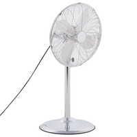 Ventilatore da pavimento in metallo regolabile in altezza in rame da soggiorno Ventilatore da terra Camera da letto moderna