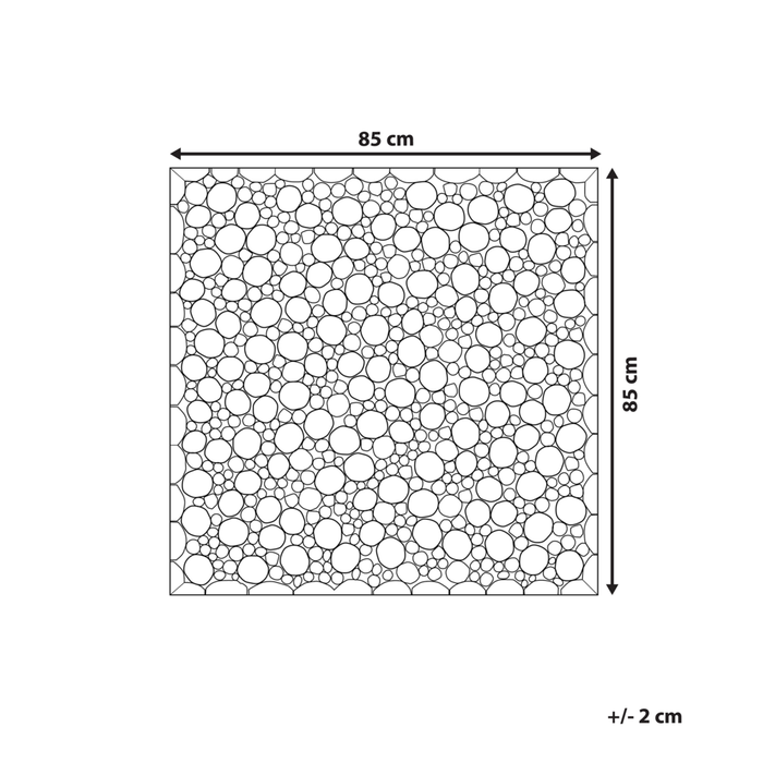 Decorazione da parete in legno chiaro con in teak Decorazione per la casa