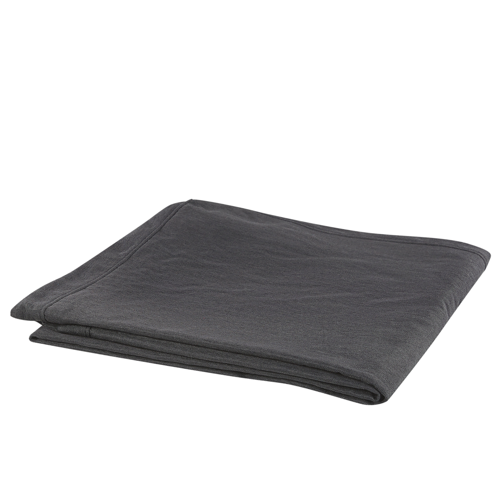 Fodera per divano in tessuto di poliestere Nero per fodera rettangolare per divano a 3 posti