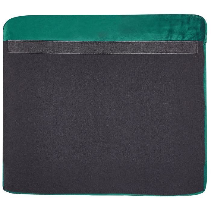 Fodera per divano a 2 posti Fodera di ricambio rimovibile con cerniera in velluto verde per divano