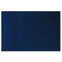Tappeto Blu Navy Viscosa 160 x 230 cm Trapuntato a Mano pelo corto Moderno