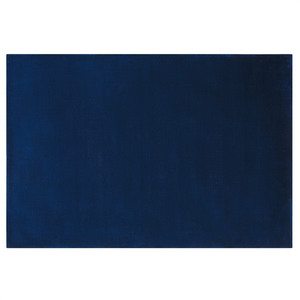 Tappeto Blu Navy Viscosa 160 x 230 cm Trapuntato a Mano pelo corto Moderno
