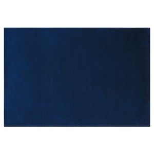 Tappeto Blu Navy Viscosa 140 x 200 cm Trapuntato a Mano pelo corto Moderno