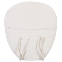 Set di 2 sedie pavone cuscino in cotone rattan beige giardino all'aperto per interni boho