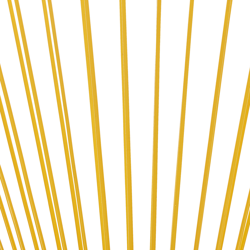 Sedia da giardino gialla Rattan Sintetico Papasan stile moderno