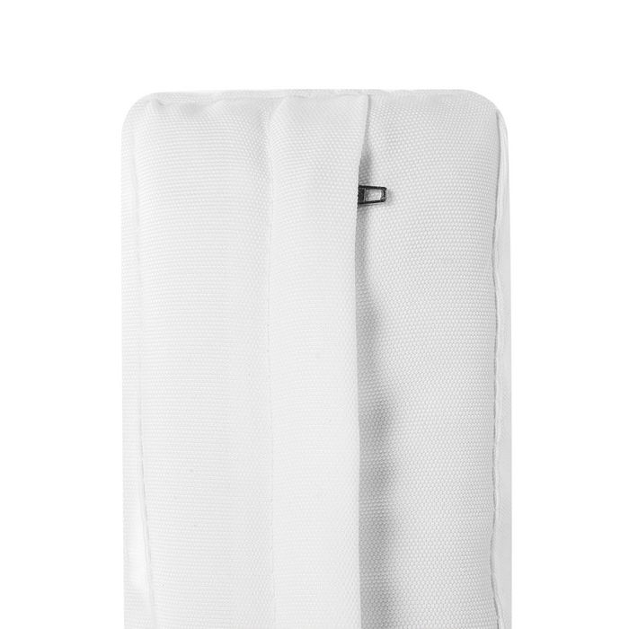 Set di fodere per cuscini da esterno in tessuto color crema per sedili posteriori laterali per cuscini resistenti ai raggi UV