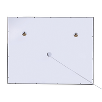 Specchio da parete a LED sospeso 90 x 70 cm Rettangolare Moderno Bagno Glamour Make-Up