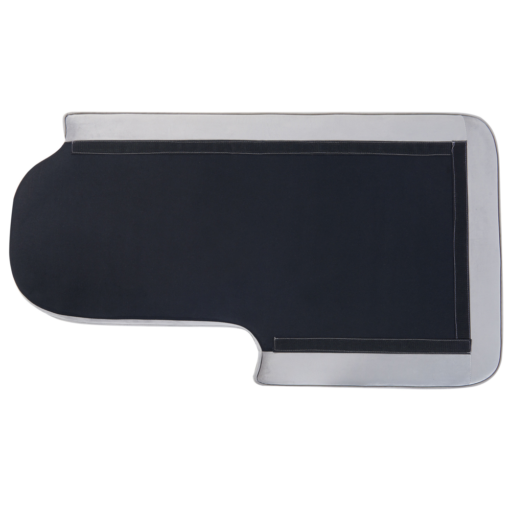 Chaise longue Velluto Grigio Chiaro Rivestimento Gambe In Metallo dorato versione sinistra