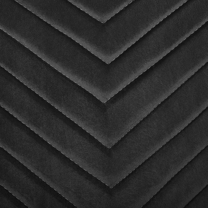 Set di 2 sedie da pranzo in velluto Nero senza braccioli con schienale alto sedia a sbalzo da soggiorno