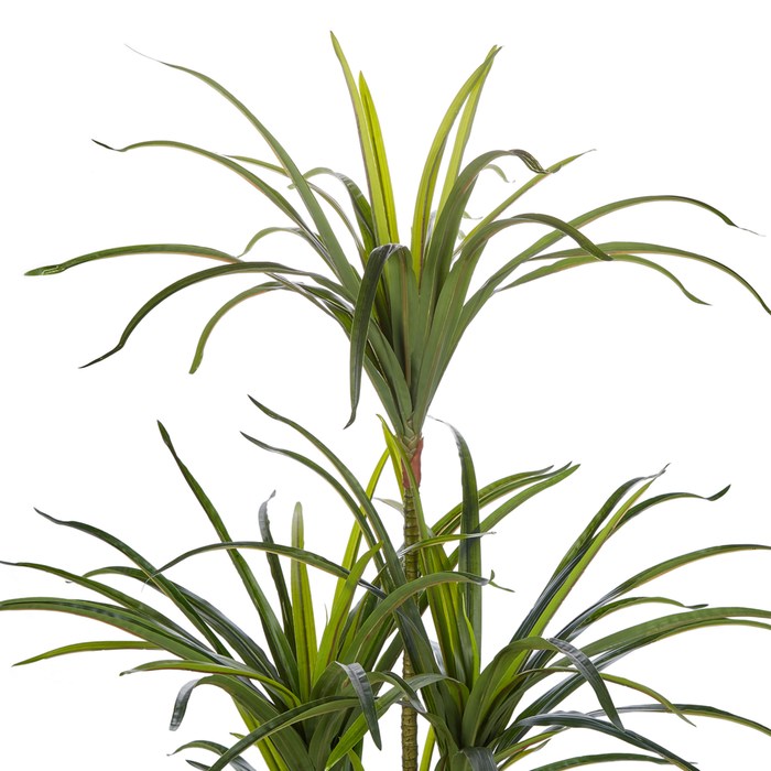 Dracaena artificiale in vaso in materiale sintetico verde 147 cm Accessorio decorativo per interni