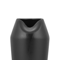 Vaso da Tavolo Decorativo gres porcellanato Nera 33 cm Glam stile moderno