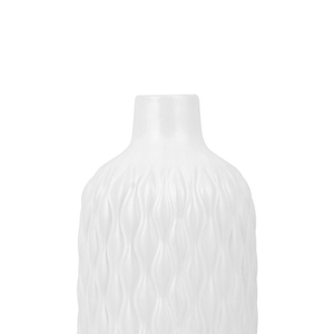 Vaso da Tavolo Decorativo gres porcellanato Bianca 31 cm Glamour in stile moderno